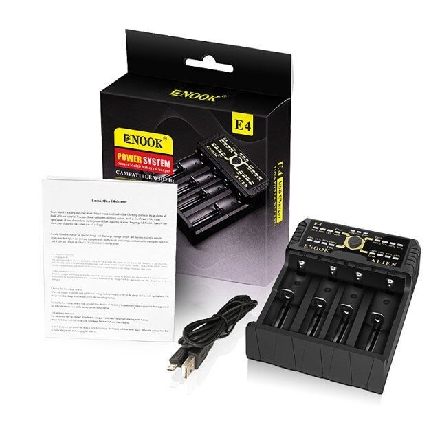 Enook E4 Li Ion Piller Aksi Şarjla Şarj 3.6V / 3.7V DC