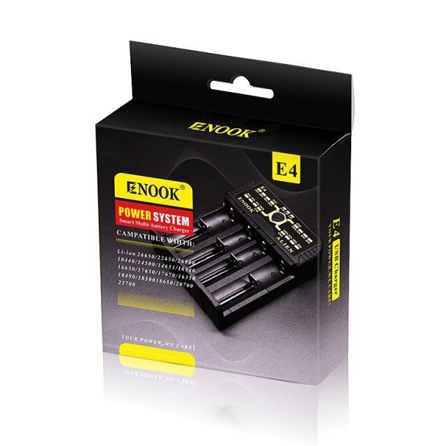 Enook E4 Li Ion Piller Aksi Şarjla Şarj 3.6V / 3.7V DC