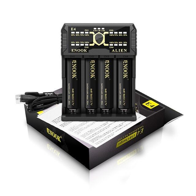 Enook E4 Li Ion Piller Aksi Şarjla Şarj 3.6V / 3.7V DC