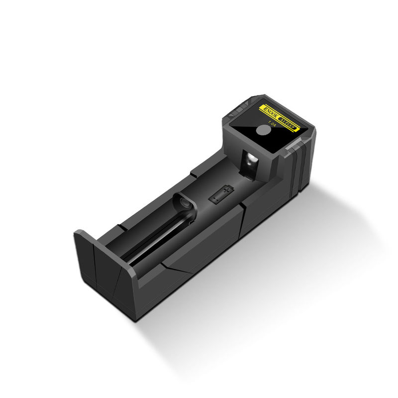 Tek Slot Lityum İyon Pil Şarj cihazı 1.0A Akım USB 18650 Hızlı Pil Şarj cihazı