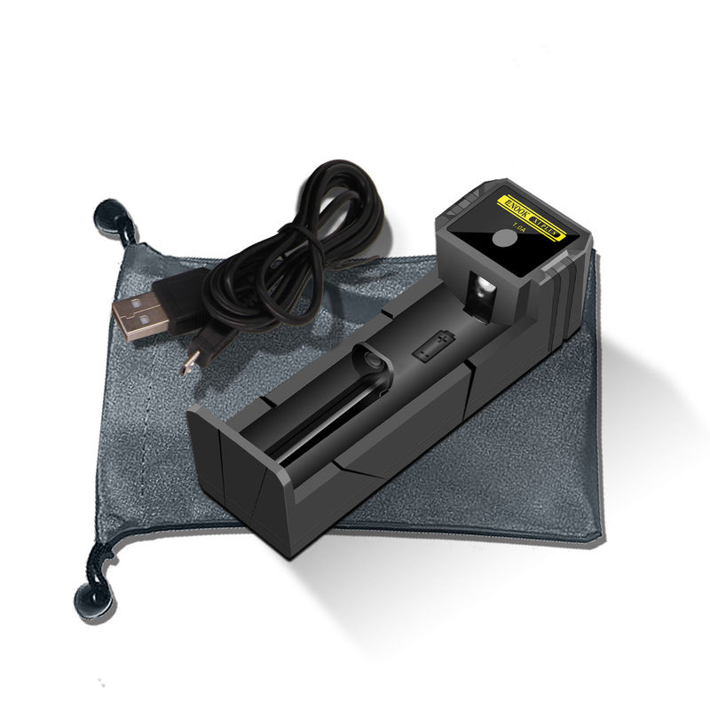 Tek Slot Lityum İyon Pil Şarj cihazı 1.0A Akım USB 18650 Hızlı Pil Şarj cihazı