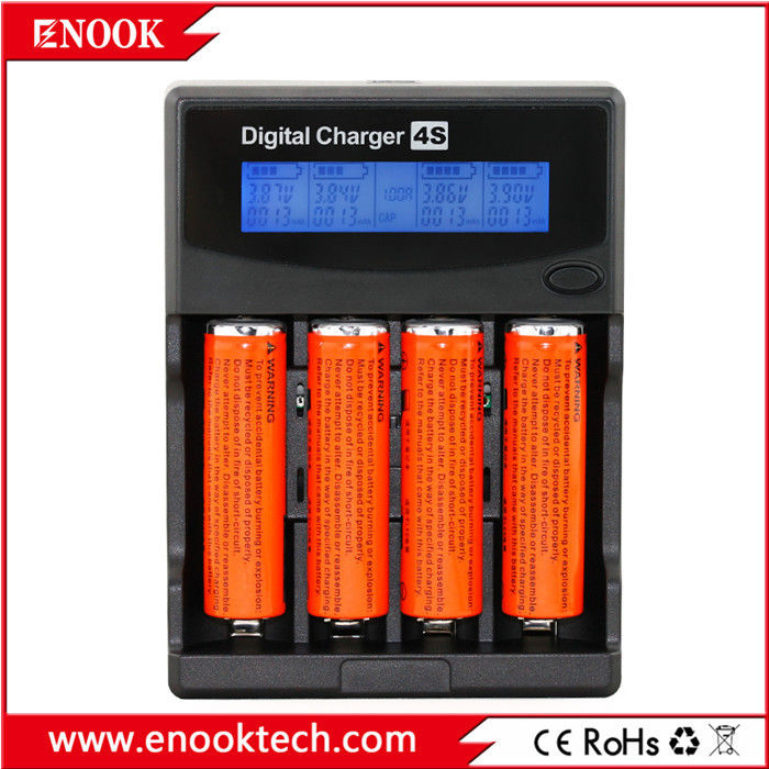 Akıllı 4 yuvarlaklı AA AAA Pil şarj cihazı DC3.6V / 3.7V şarj cihazı