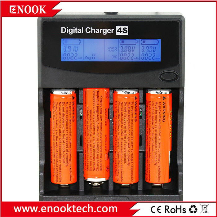 Akıllı 4 yuvarlaklı AA AAA Pil şarj cihazı DC3.6V / 3.7V şarj cihazı