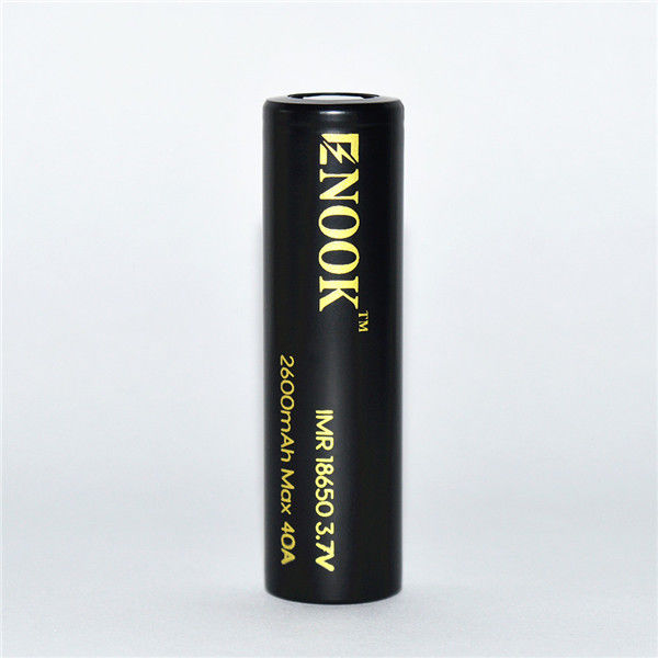 Enook yüksek boşaltma hızı 18650 küre pil enook 18650 2600mAh 40A 18650 lityum iyon pil
