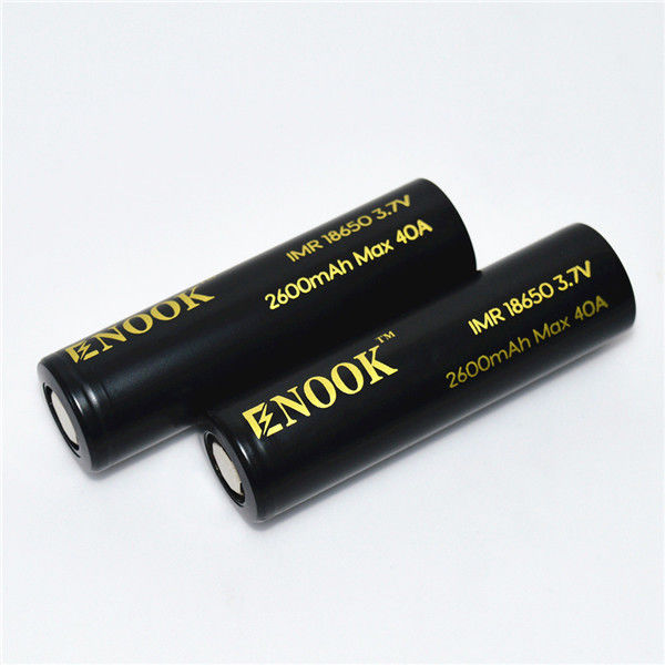 Enook yüksek boşaltma hızı 18650 küre pil enook 18650 2600mAh 40A 18650 lityum iyon pil