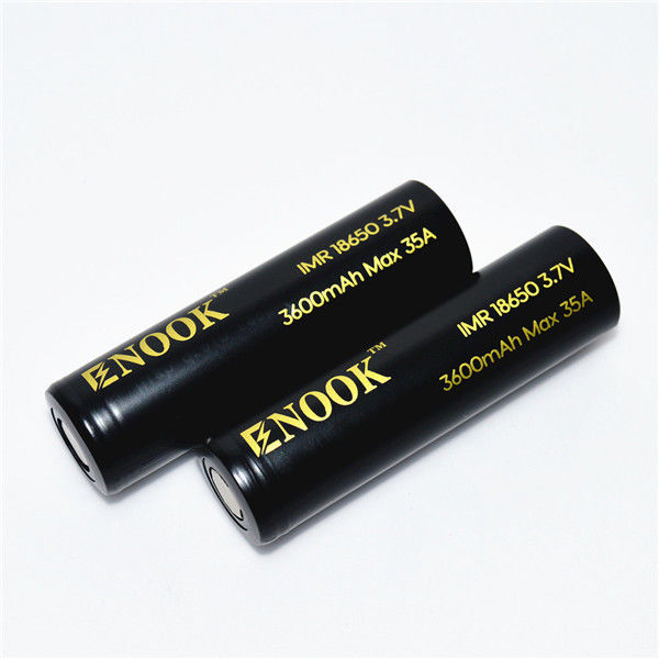 Yüksek boşaltma hızı 3600mAh Max 35A 18650 şarj edilebilir pil 3.7V Lityum iyonlu pil