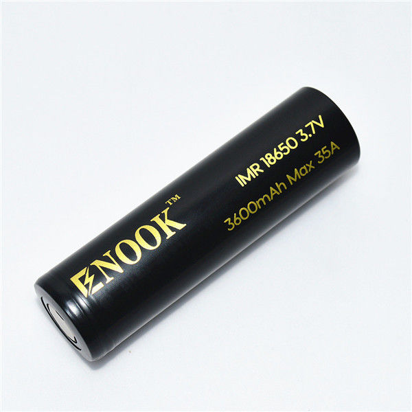 Yüksek boşaltma hızı 3600mAh Max 35A 18650 şarj edilebilir pil 3.7V Lityum iyonlu pil