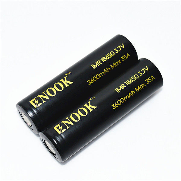 Yüksek boşaltma hızı 3600mAh Max 35A 18650 şarj edilebilir pil 3.7V Lityum iyonlu pil
