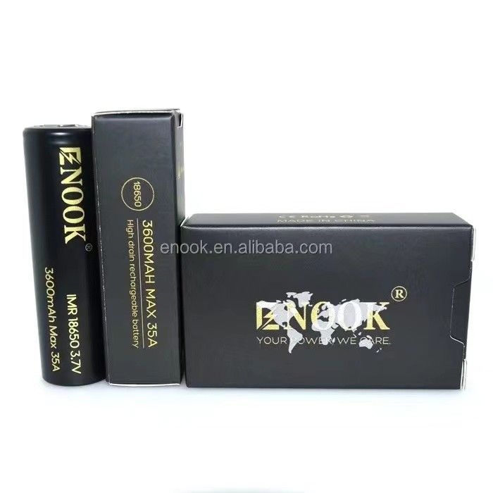 MAX 35A Lityum İyon Pil Hücresi 3.7 V 3600mAh 18650 El feneri için