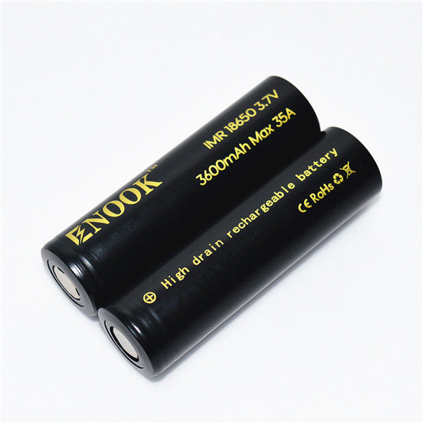 MAX 35A Lityum İyon Pil Hücresi 3.7 V 3600mAh 18650 El feneri için