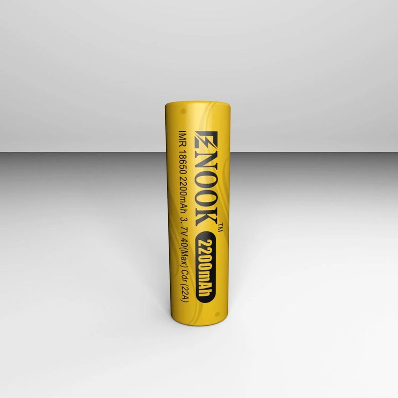 Doublepow Alışveriş fiyatı 18650 3.7V 2200mah şarj edilebilir pil hücresi 40A 3.7V mod 18650 sarı li-ion pil