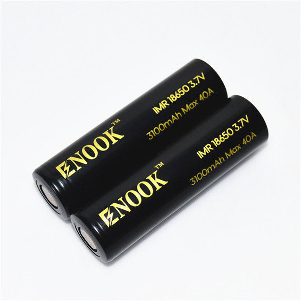 3100mAh 3.7V 18650 Button Top Li Ion Bataryaları 40A Yüksek İndirimli Şarj edilebilir Pil