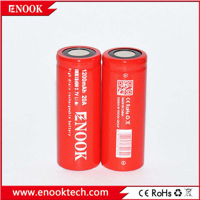 18490 1200mAh enook 20A 3.7v elektrikli bisiklet için 18490 şarj edilebilir pil PK agm pil 12V