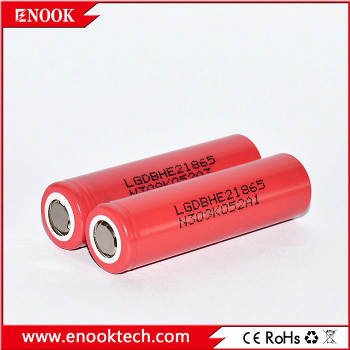 HE2 2500mah Li Ion 18650 E Bisikletler için Pil Hücresi El feneri Elektrikli Araç