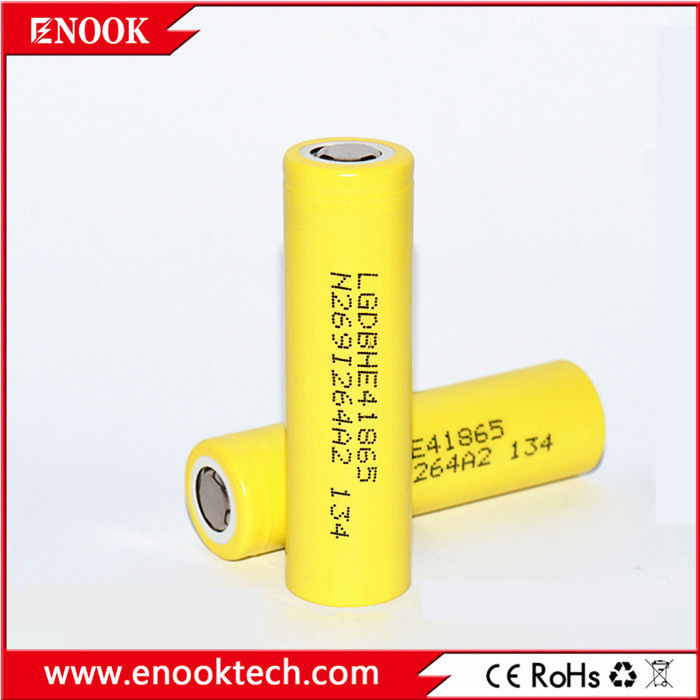 Toptan HE4 bataryası, ICR18650HE4 18650 2500mAh 3.6V he4 bataryası, he2 35Amps 18650 3.7v lityum iyon polimer bataryası