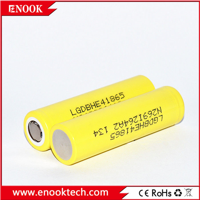 Toptan HE4 bataryası, ICR18650HE4 18650 2500mAh 3.6V he4 bataryası, he2 35Amps 18650 3.7v lityum iyon polimer bataryası