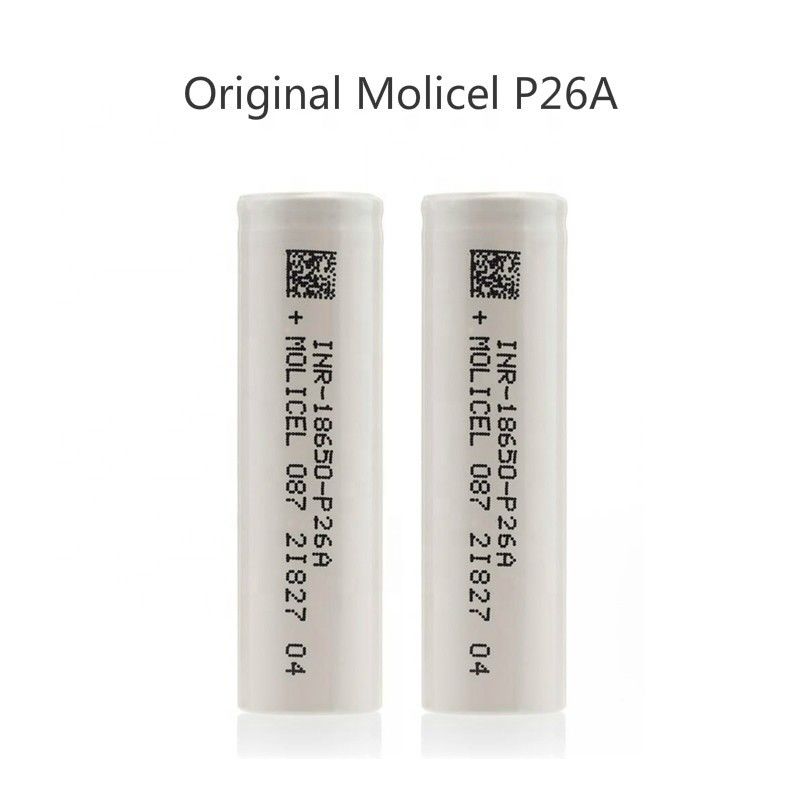 Toptan Satış Yüksek performanslı hücre 3.7v I Molikül 3.7v 2600mah 18650 P26A Tüketici Elektronikleri için Şarj edilebilir Pil