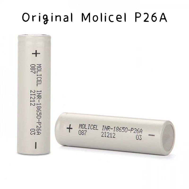 Toptan Satış Yüksek performanslı hücre 3.7v I Molikül 3.7v 2600mah 18650 P26A Tüketici Elektronikleri için Şarj edilebilir Pil