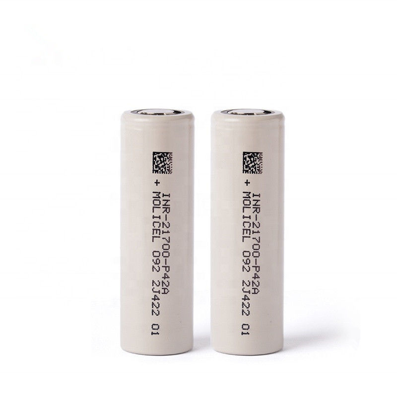 Molicel P42A Lityum İyon Pil Hücresi 4200mAh 45A 3.7V 21700 Li Ion Pil