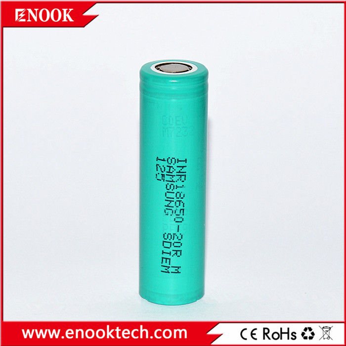 Stokta 18650 samsung 20R 3.7v 2000mah 18650 Lityum Şarj edilebilir Li-ion Pil Akü Paketi için