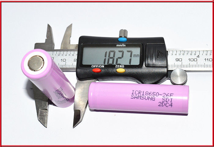 SAM ICR18650 26F 2600mAh 26JM 26J 26H 3.6V 18650 2600mAh lityum pil 510 iplik pil