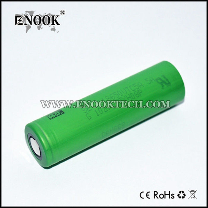 Vtc5 bataryasının özellikleri 2600mAh ionlu şarj edilebilir batarya 3.7V 18650 bataryası