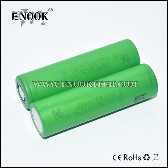 Vtc5 bataryasının özellikleri 2600mAh ionlu şarj edilebilir batarya 3.7V 18650 bataryası