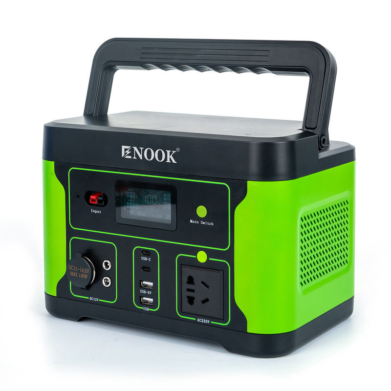 Dış Enerji Depolama Elektrik Santrali Kamp için 500W Taşınabilir Güneş Jeneratörü