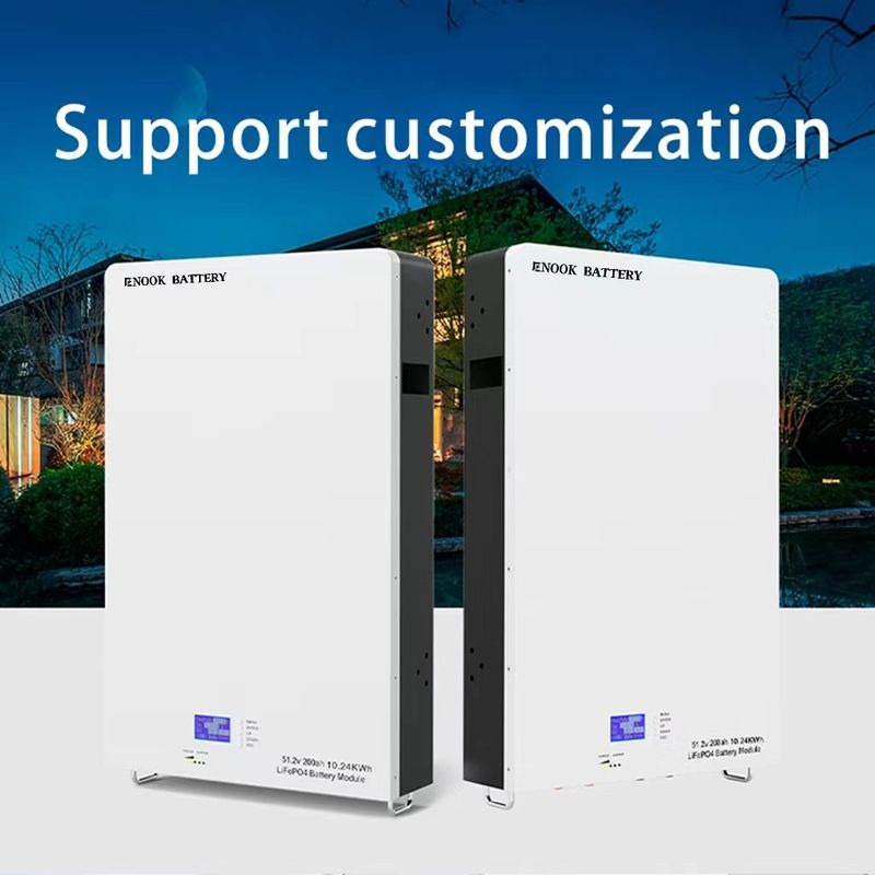 51.2V Ev Enerji Depolama Bataryası LFP LiFePO4 Güneş Bataryası Hibrit Inverter için