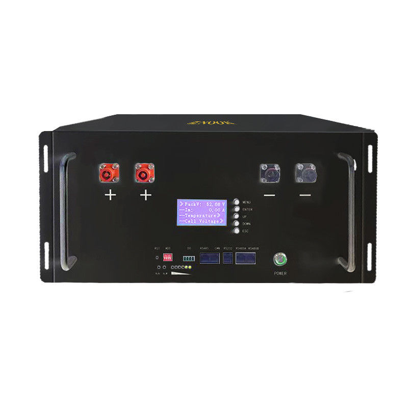 51.2V Enerji Depolama Bataryası LiFePO4 Akü Tipi ile Sunucu Rackı için