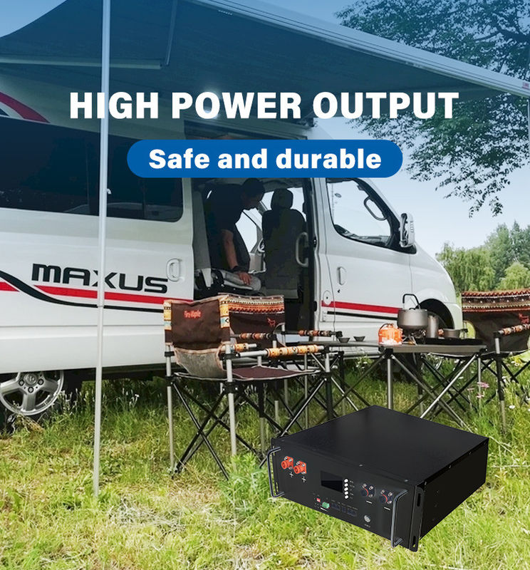 Akıllı BMS LiFePO4 10kwh 48V 200Ah Güneş Lityum İyon Sunucusu Güneş Sistemi İçin Pil Paketi