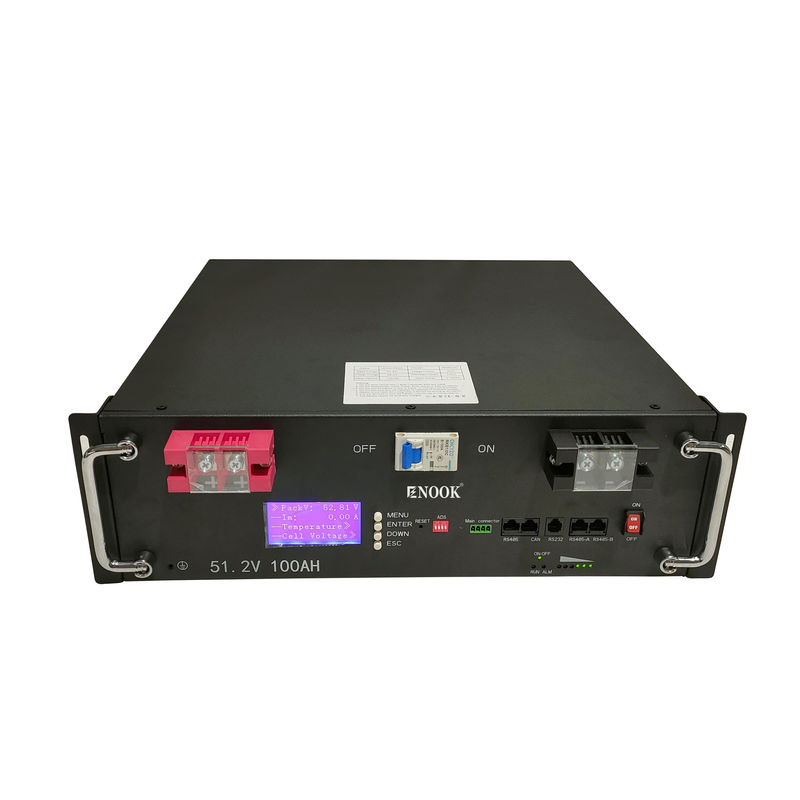 5Kw 10Kw 20 Kw Sunucu Rack Montajlı Pil 48V Lifepo4 Solar Sistem Akü Paketi