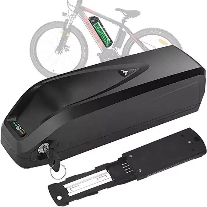 250w/350w/500w Motor Siyah için Yüksek Performanslı E Bisiklet Bataryası