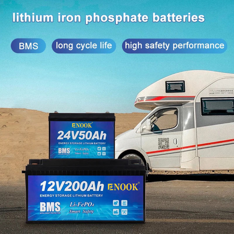 Güneş Enerjisi Depolama Sistemi için 12V 24V LFP Li Ion Pilleri 50ah 100ah 150ah 200ah 300ah 400ah