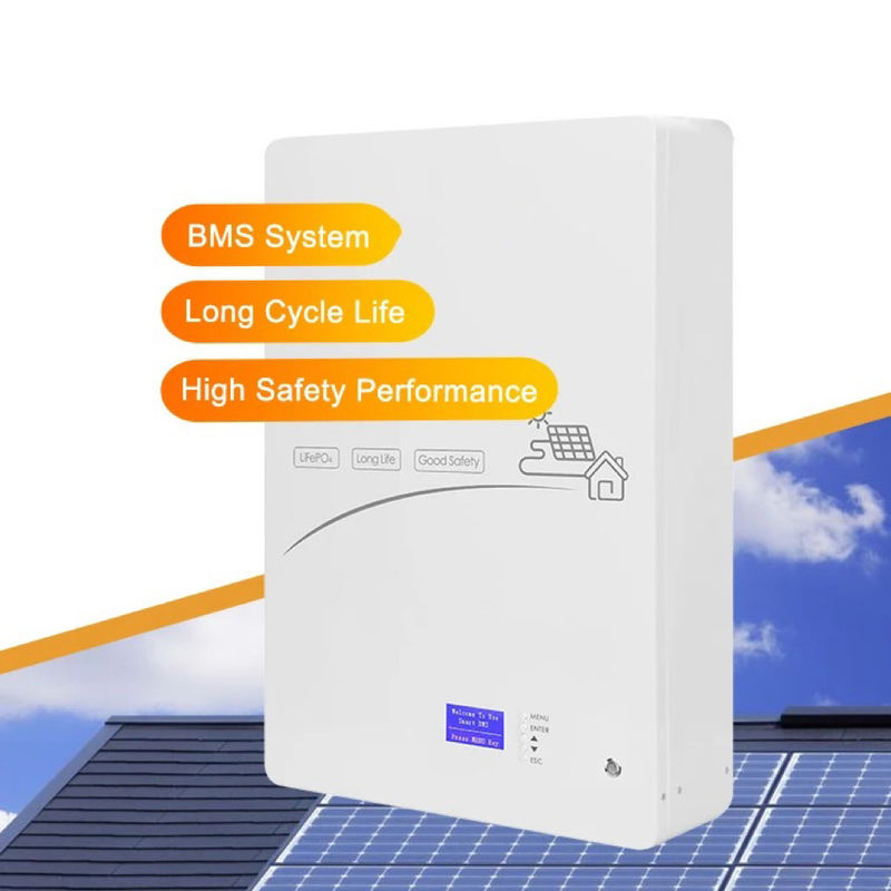 Enook Solar 5KWH 10KWH LifePO4 Lityum Pil 24V 48V Güneş Enerjisi 200Ah Güç Duvarı Lifepo4 Paketi