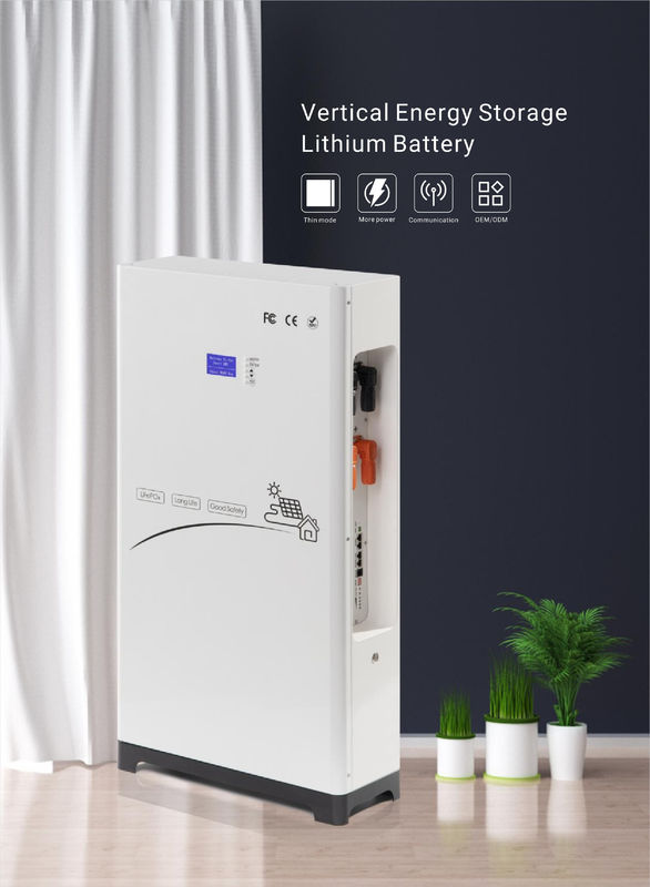LifePO4 Lityum Pil Paketi Güneş Enerjisi Depolama Sistemi 51.2V Hibrit Şebeke IP20 10~20 Kwh