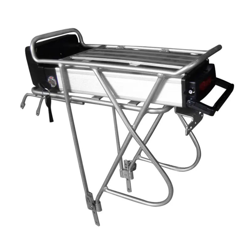Ebike Pil 36v 48v Arka Rak Lityum Pil Ebike Bisiklet Pil Paketi Bagaj Taşıyıcı ile