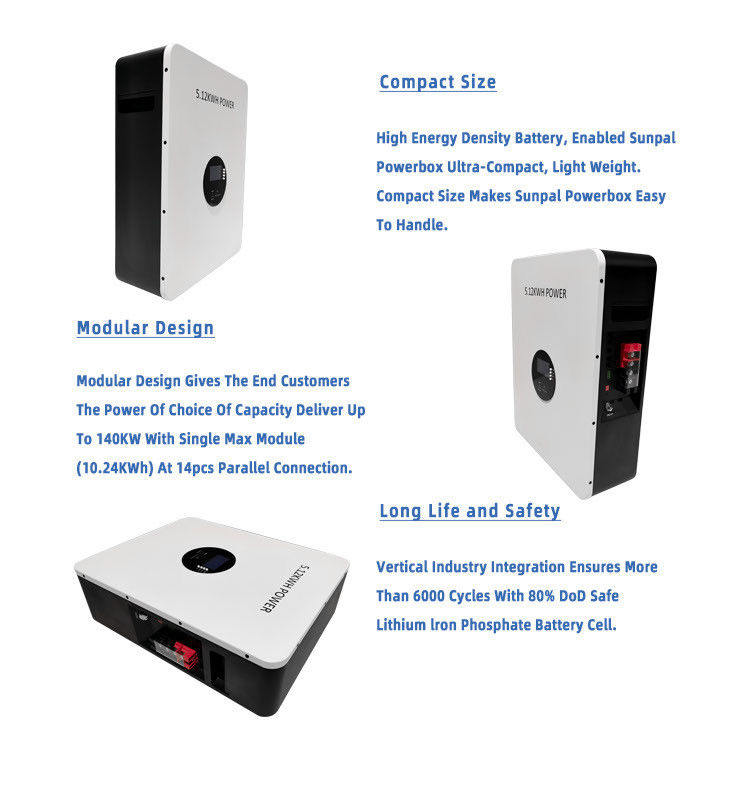 Lifepo4 Grade A lfp Hücre 48 volt Lityum Pil 5kw 10kw 15kwh 20 kwh 30kwh Ev Enerji Depolama Pil