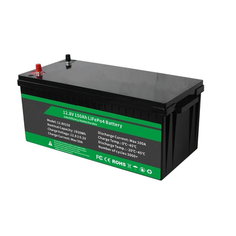 Lifepo4 Lityum Ion Güneş Bataryası 12.8v 100ah Ev Enerji Depolama için Lityum Batarya Paketi