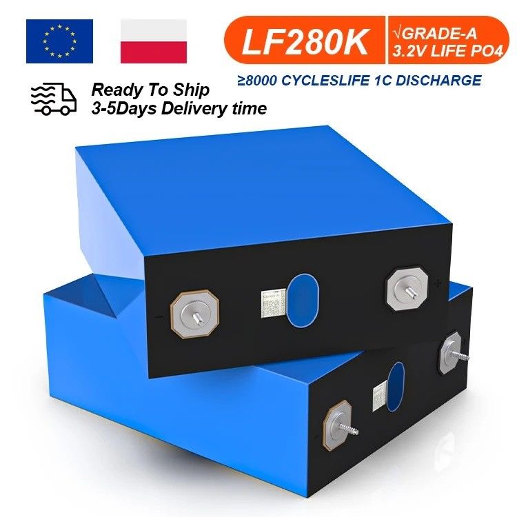 3.2V 280Ah Lifepo4 Bataryası 105AH LFP4 Lityum Demir Fosfat Bataryası Ebike için