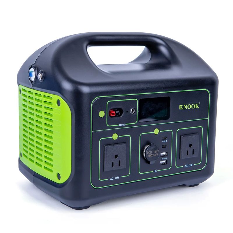 500Wh LiFePo4 Pil Ev Enerji Depolama Güneş Şarjı 1000W Taşınabilir Elektrik Santrali