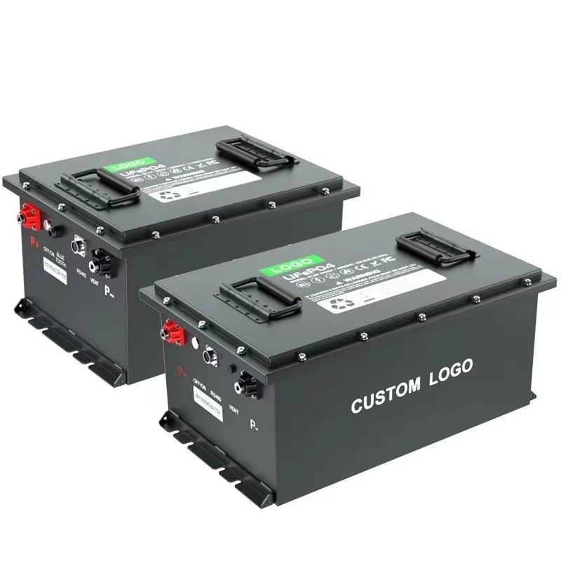 OEM/ODM Lifepo4 Pil Golf Araba Pil 24V 36V 48V 72V 50Ah 100Ah 200Ah Akıllı BMS ile