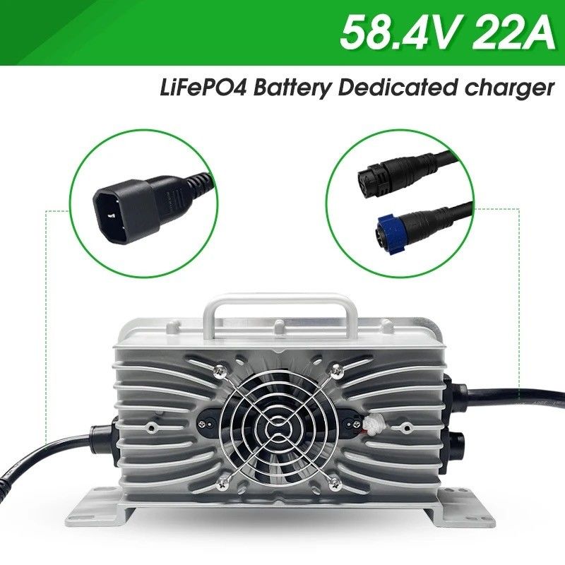 58.4V 100ah 105ah 200ah Golf Arabası LiFePO4 Lityum İyon Elektrik Pil Paketi 51.2V Derin Döngü IP64