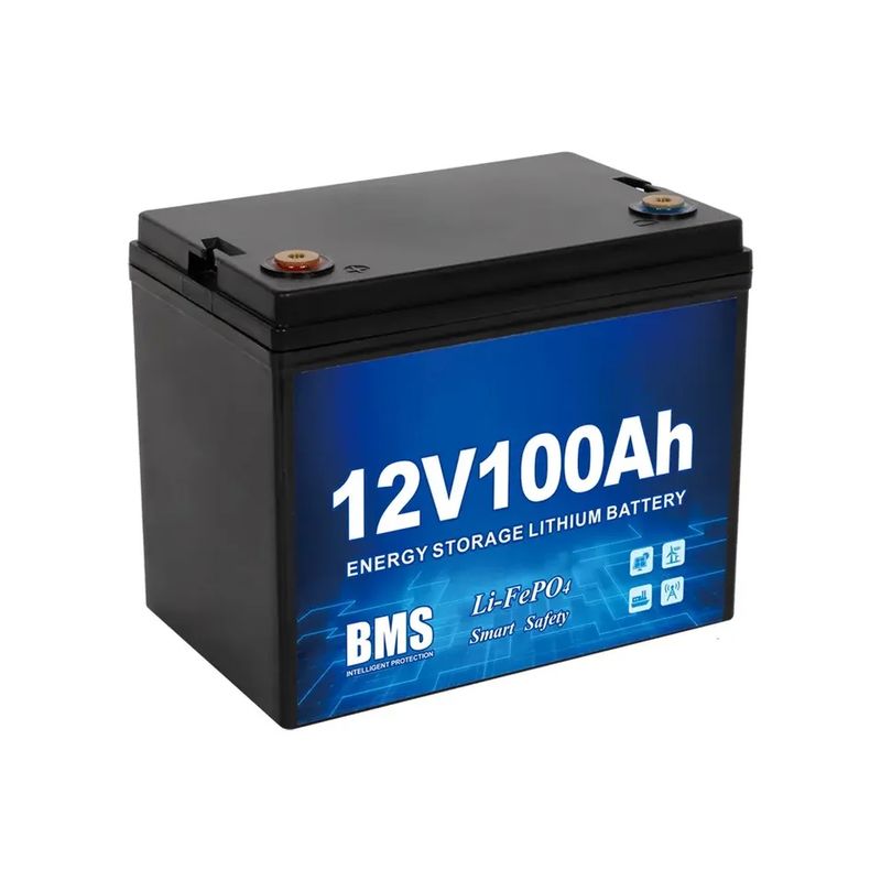 12V 24V 48V Lifepo4 Akü Paketi 120A Akım Serbestleme ile Lityum Demir Fosfat Akü